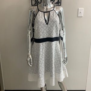 The Chateau black and white dress, $60, brand new